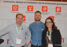 Conrad van Doorn, Django van der Burght and Anke van Zutphen of Royal Brinkman were at the fair to promote automate solutions to introduce biological beneficials on large scale.